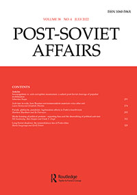 Cover image for Post-Soviet Affairs, Volume 38, Issue 4, 2022