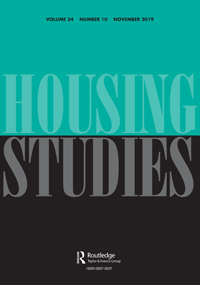 Cover image for Housing Studies, Volume 34, Issue 10, 2019