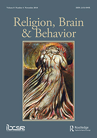 Cover image for Religion, Brain & Behavior, Volume 8, Issue 4, 2018