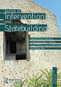 Cover image for Journal of Intervention and Statebuilding, Volume 14, Issue 2, 2020