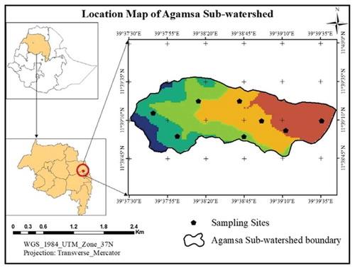 Figure 1. Location map of the study area