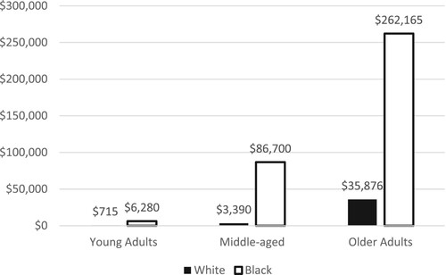 Figure A7. Median household wealth by age-cohorts in the US (in per capita terms).