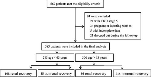 Figure 1. Flow chart of selected patients.