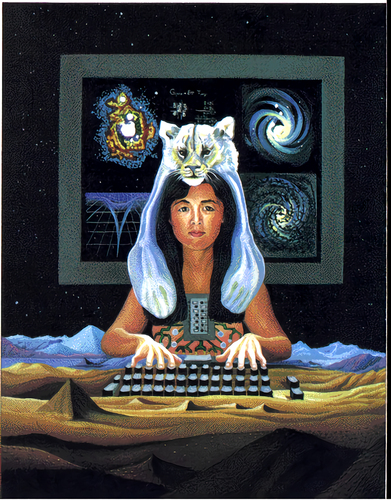 Figure 1. The cover of Donna Haraway's Simians, Cyborgs and Women, a powerful collection of 10 essays written by Haraway between 1978 and 1989.