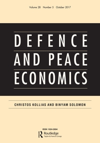 Cover image for Defence and Peace Economics, Volume 28, Issue 5, 2017