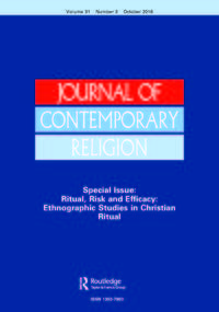 Cover image for Journal of Contemporary Religion, Volume 31, Issue 3, 2016