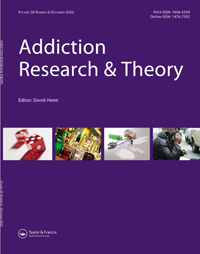 Cover image for Addiction Research & Theory, Volume 30, Issue 6, 2022