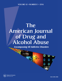 Cover image for The American Journal of Drug and Alcohol Abuse, Volume 42, Issue 1, 2016
