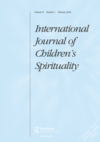 Cover image for International Journal of Children's Spirituality, Volume 21, Issue 1, 2016