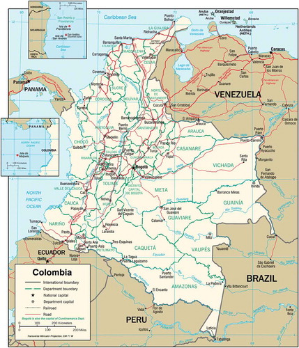 Map 6. Map Colombia (Political)
