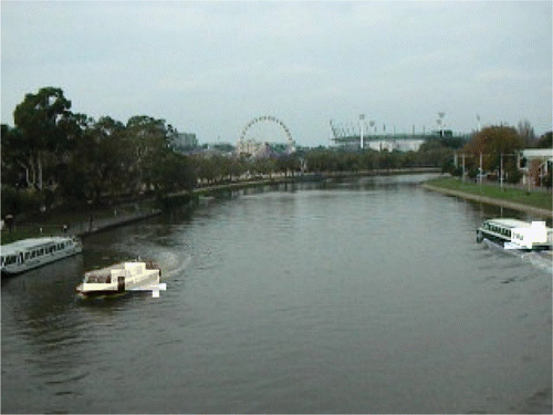 Figure 9. Detecting moving boats. Source: Photograph by the author.