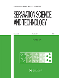 Cover image for Separation Science and Technology, Volume 54, Issue 17, 2019