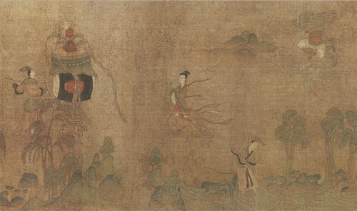 Figure 5. Gu Kaizhi. Nymph of the Luo River. Handscroll (Detail). Ink and colours on silk. Palace Museum, Beijing.