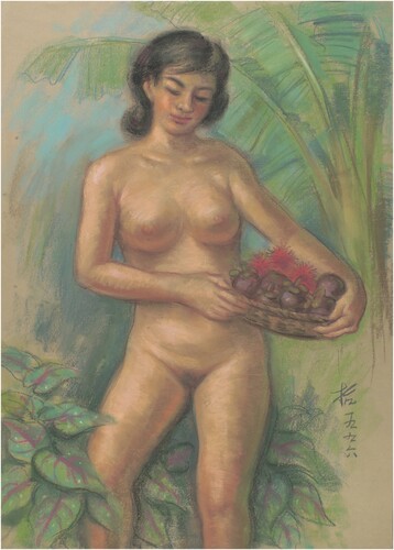 Figure 6. Liu Kang, Nude, 1996, Pastel on paper, 70 × 50 cm. Gift of the artist’s family, Collection of National Gallery Singapore. Image courtesy of National Heritage Board, Singapore.