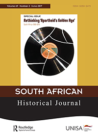 Cover image for South African Historical Journal, Volume 69, Issue 2, 2017