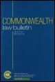 Cover image for Commonwealth Law Bulletin, Volume 33, Issue 2, 2007
