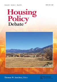 Cover image for Housing Policy Debate, Volume 28, Issue 3, 2018