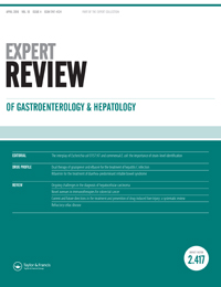 Cover image for Expert Review of Gastroenterology & Hepatology, Volume 10, Issue 4, 2016