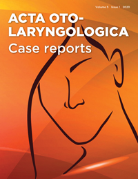 Cover image for Acta Oto-Laryngologica Case Reports, Volume 5, Issue 1, 2020