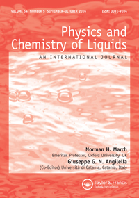 Cover image for Physics and Chemistry of Liquids, Volume 54, Issue 5, 2016
