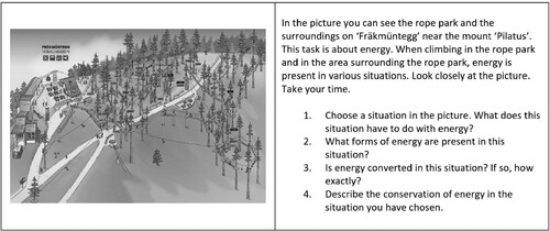 Figure 2. Task for the Qualitative Interview Study.