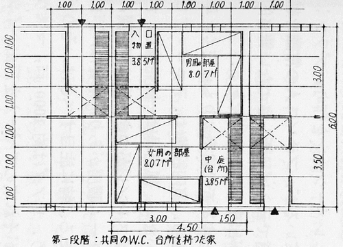 Figure 10. First step with a vacant patio.Source: Banshoya, “Algeria no Apart,” 2–7.