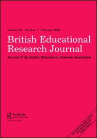 Cover image for British Educational Research Journal, Volume 26, Issue 4, 2000