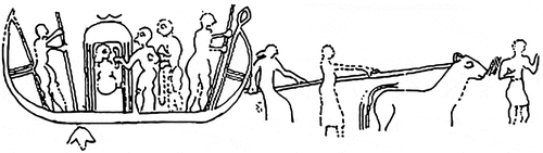 Figure 16. Seal impression on Uqair tablet (after Englund [Citation1996, no. 37]).