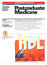 Cover image for Postgraduate Medicine, Volume 87, Issue 7, 1990