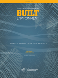 Cover image for Science and Technology for the Built Environment, Volume 25, Issue 8, 2019