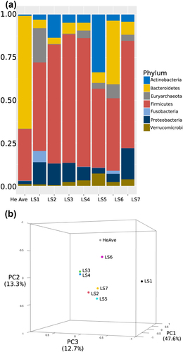 Figure 2. Graphical representation of the time evolution of the gut microbiome ecology in the microbial community model.