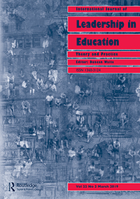 Cover image for International Journal of Leadership in Education, Volume 22, Issue 2, 2019