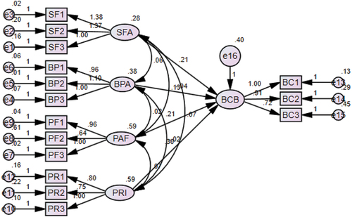 Figure 2. Structural Model.