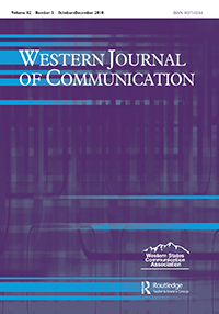 Cover image for Western Journal of Communication, Volume 82, Issue 5, 2018