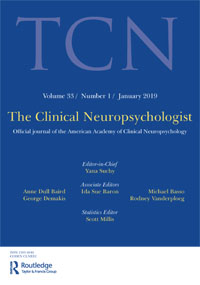 Cover image for The Clinical Neuropsychologist, Volume 33, Issue 1, 2019
