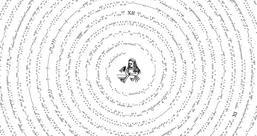 Figure 2. The punctuation of Alice’s Adventures in Wonderland (excerpt). Artwork from ‘Between The Words’ (Rougeux Citation2016).