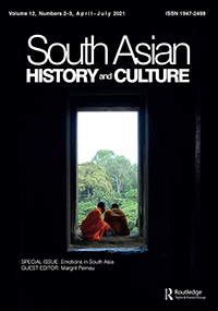 Cover image for South Asian History and Culture, Volume 12, Issue 2-3, 2021