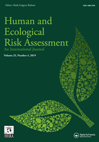 Cover image for Human and Ecological Risk Assessment: An International Journal, Volume 25, Issue 4, 2019