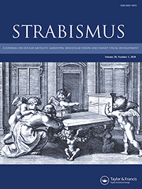 Cover image for Strabismus, Volume 28, Issue 1, 2020
