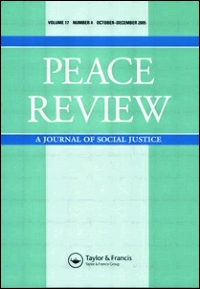 Cover image for Peace Review, Volume 29, Issue 2, 2017