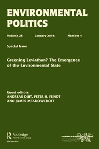 Cover image for Environmental Politics, Volume 25, Issue 1, 2016