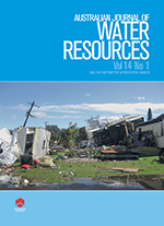 Cover image for Australasian Journal of Water Resources, Volume 14, Issue 1, 2010