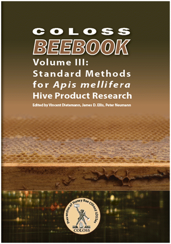 Figure 3. The COLOSS BEEBOOK, Volume III: standard methods for Apis mellifera hive product research.