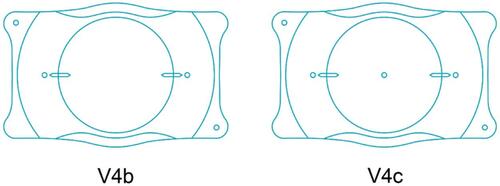 Figure 1 The Visian Toric Implantable Collamer Lens® (VTICL, STAAR Surgical, USA) is available either without (V4b) or with an aquaport (V4c).