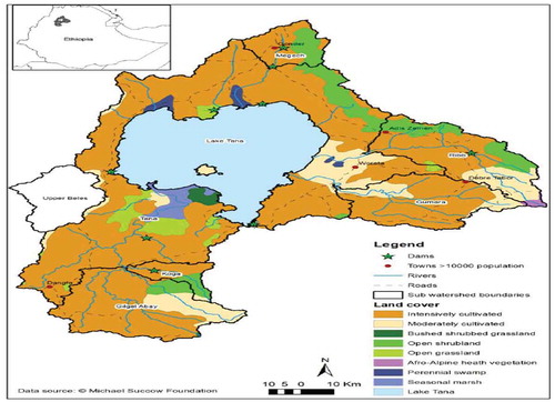 Figure 1. Location of the study area (adapted from Arkives, 2011 EC).