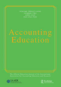 Cover image for Accounting Education, Volume 29, Issue 2, 2020