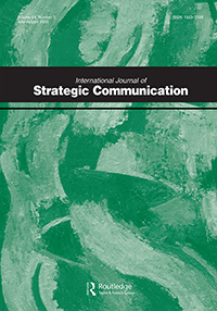 Cover image for International Journal of Strategic Communication, Volume 14, Issue 3, 2020