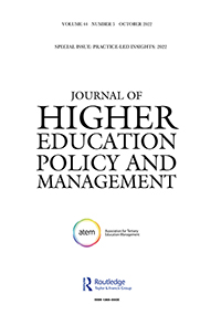 Cover image for Journal of Higher Education Policy and Management, Volume 44, Issue 5, 2022