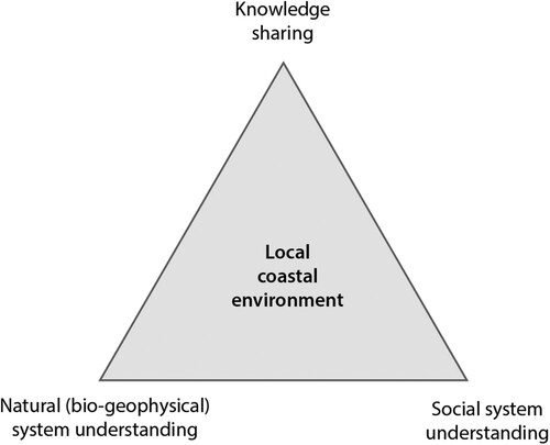 Figure 2. Structuring the theoretical promise as a triangle.