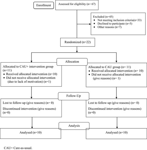 Figure 1 Flowchart utilized in the study.